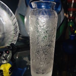 Lalique small crystal vase